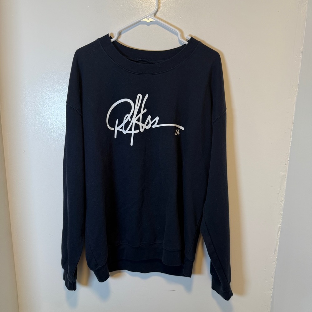 Young & Reckless navy‎ blue crewneck sweatshirt men's size XL
